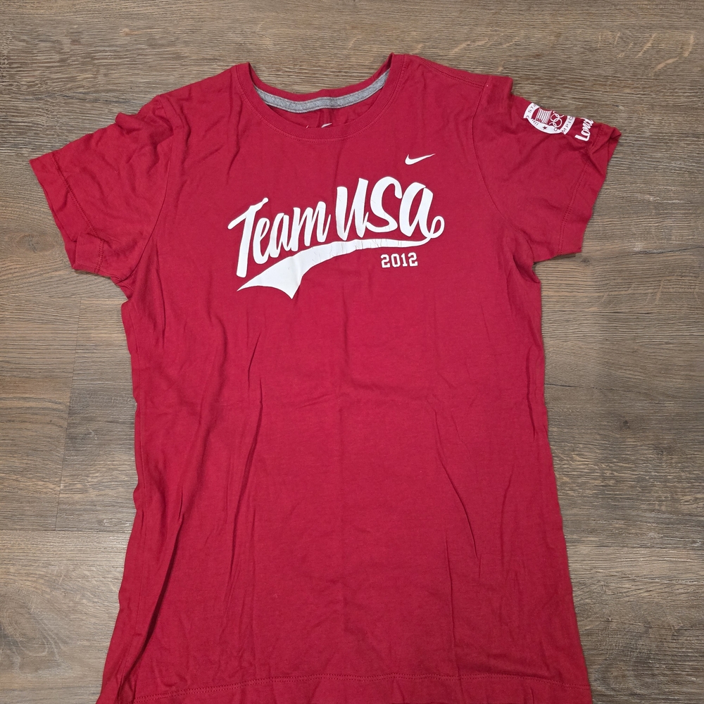 Nike Women's Red Team USA Tee